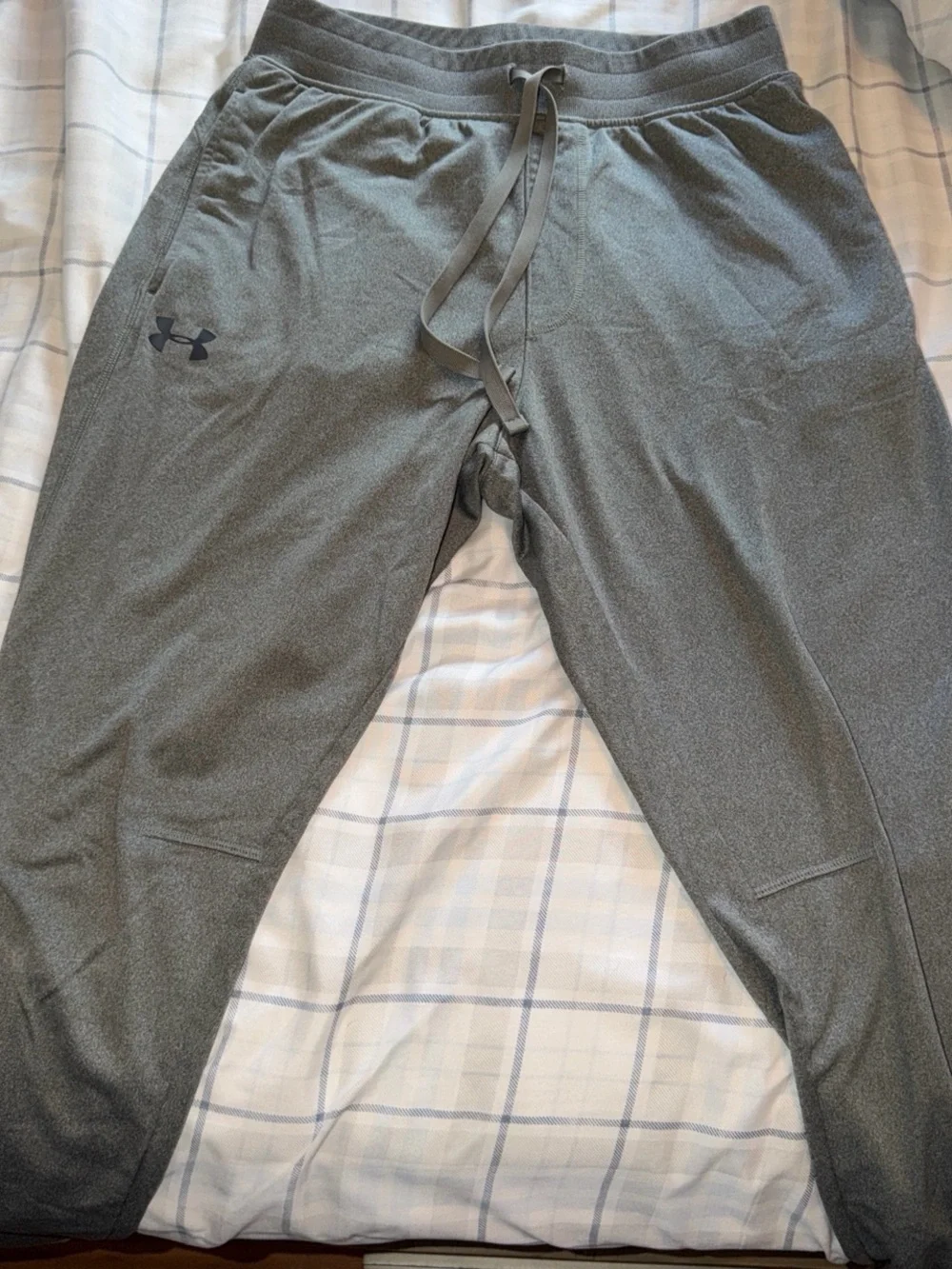 Under Armour Gray Men's Athletic Joggers